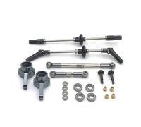 MKIUYVD RC Car Parts For WPL B14 B24 C14 C24 C34 C44 B16 B36 1/16 rc Car Upgrade Spare Parts Accessories Steel Gear Bridge Axle Gears 4WD