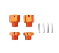 MKIUYVD RC Car Parts For ZD For Racing EX-07 1/7 rc Car Upgrade Parts Accessories 4Pcs Metal Front And Rear Wheel Hex Hub Connectors 8554 8555