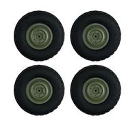 MKIUYVD Rc Car Wheel Rim Tire For LDRC LD-P06 LD P06 For Unimog 1/12 RC Truck Car Spare Parts Accessories 4Pcs LD-P06 Wheel Tire Tyre rc cars Tires