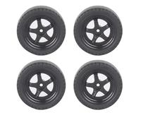 MKIUYVD Rc Car Wheel Rim Tire For LDRC LD1201 P06 For WPL B14 B24 C14 C24 C34 C44 rc cars Upgrade Accessories RC Parts 4Pcs RC Drift Tire Wheel Hard Tyre
