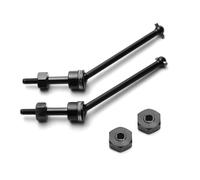 MKIUYVD rc drive shaft For Losi For LMT 4WD For Solid For Axle For Monster Truck 1/8 rc Car Upgrade Parts 2pcs Metal Front Drive Shaft CVD Driveshaft