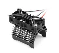 MKIUYVD RC Parts Compatible With Arrma For Traxxas 1/7 1/8 rc cars For Fit 4068 4074 4082 4268 4274 Motors Motor Heatsink Dual 20000rpmCooling Fan 40-42mm(Black)