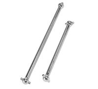 MKIUYVD RC Parts Compatible With Arrma For Typhon 6S For BLX For Typhon For TLR 1/8 rc cars Upgrades Parts Accessories 2Pcs Steel Central Drive Shaft