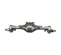 MKIUYVD RC Parts Compatible With Axial 90046 90047 Scx10 I 1/10 rc cars Accessories Upgrades Parts Metallic Body Front And Rear Portal Axle Set(Silver,Rear)