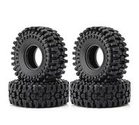 MKIUYVD RC Parts Compatible With Axial For SCX10 Ii 90046 For Pro For Capra For TRX4 D90 1/10 RC Crawler Car 4PCS 120mm 1.9" Soft Rubber Tire Wheel Tyre