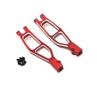 MKIUYVD RC Parts For FeiShen For FS For TANK For Cheetah For ATOM For Thunder 1/8 rc Car Upgrade Parts Metal Front Upper For Swing Arm(Red)