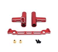 MKIUYVD RC Parts For FS For Racing For TANK For ATOM For FOCUS 1/8 rc Car Upgrade Parts Accessories Metal Steering Group Assembly(Red)