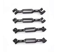 MKIUYVD RC Parts for Traxxas for Axial SCX10 4Pcs Wrench 3-3.2 3.5-3.7 4-5 5.5-6Mm Double End for Universal Spanner Turnbuckle Wrench for rc Cars(Black)