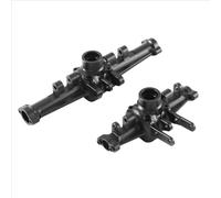 MKIUYVD RC Parts For TRX4M 2pcs Metal Front And Rear Axle Housing 1/18 RC Crawler Car Upgrade Parts Accessories(Black)