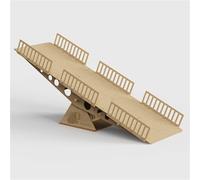 MKIUYVD rc roadblocks RC Remote Control Car Model 1/24 1/18 1/43 Desktop Climbing With Obstacle Simulation, Off-road Course, Steep Slope, Seesaw(B)