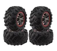MKIUYVD rc tires For LAEGENDARY For Legend 4Pcs 105mm Rubber Tire Big Wheel 1/10 rc Car Upgrade Spare Parts Accessories