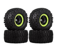 MKIUYVD rc tires for SUMMIT For E-Revo For Arrma For Mojave For Kraton For HPI For Savage 1/7 1/8 1/10 rc Car 166Mm Wheel Tire 17MM Hex(Green,B)