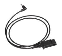 MKJ 2.5mm Headset Cable with Quick Disconnect Headsets | Compatible with Poly Headphone, Work with Office Phone KX-TGF574 KX-TGF380M SPA 303G 512G, Not for Jabra