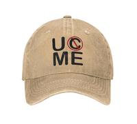 MKJDFTYU Fashion John Cena Never Give UP Baseball Cap Men Women Distressed Washed Snapback Cap Outdoor Summer Unstructured Soft Caps Hat