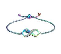 MKJFRLLSA Bowknot Urn Bracelet For Human/Pet Ashes Cremation Keepsake Jewelry Gifts To Women Funeral Memorial