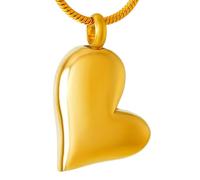MKJFRLLSA Cremation Jewelry for Ashes Always in My Heart Memorial Urn Necklace for Human Pet Keepsake Pendant Necklace