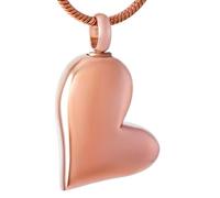 MKJFRLLSA Cremation Jewelry for Ashes Always in My Heart Memorial Urn Necklace for Human Pet Keepsake Pendant Necklace