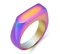 MKJFRLLSA Cremation Jewelry for Ashes Urn Ring for Women Men Cremation Ring Holds Loved Ones Ashes （Size 5-13