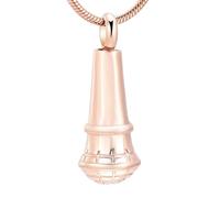 MKJFRLLSA Cremation jewelry microphone urn necklace with hollow ball commemorative lock, pendant urn jar, human souvenir jewelry