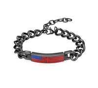 MKJFRLLSA Cross Cremation Bracelet for Ashes Bar Link Bracelets Memorial Jewelry Funeral Keepsake Gifts for Women Men