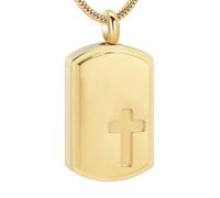 MKJFRLLSA Cross Cremation Jewelry For Ashes Engraved has you in his arms,I have you in my Heart Memorial Urn Necklace For Human/Pet
