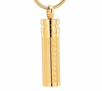 MKJFRLLSA Cylinder Cremation Jewelry Hold Human/Pet Funeral Ashes Keepsake Pendant Memorial Urn Neckalce Holder