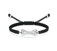 MKJFRLLSA Dog Bone Urn Bracelet Ashes Keepsake Cremation Jewelry Braided Rope Urn For Pet Ashes Adjustable Memorial Bangle Jewelry