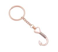 MKJFRLLSA Fishing Hook Cremation Keychain for Ashes Keepsake Memorial Jewelry for Women/Men