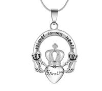 MKJFRLLSA Forever in My Heart Ash Urn Memorial Pendant Necklace Cremation Jewelry urn, men's and women's