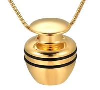 MKJFRLLSA Memorial Jewelry Cremation Urn Pendant Necklace for Ashes Holder Caskets Cremation Urns Keepsakes for Women