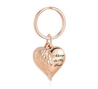MKJFRLLSA Openable Heart Cremation Key Chain With Urns For Human/Pet Ashes Customize Gifts To woman/Men Memorial Keyrings Jewelry