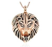 MKJFRLLSA Pendant Cremation Jewelry 316L Stainless Steel Memorial Urn Necklace Loved Ones Ashes Holder Keepsake for Men Women