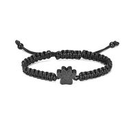 MKJFRLLSA Pet Paw Cremation Urn Bracelet Small Crystal Paws Urns For Dog/Cat Ashes Memorial Jewelry Stainless Steel Adjustable Bangle