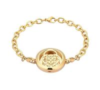 MKJFRLLSA Stainless Steel Aromatherapy Essential Oils Perfume Keepsake Bracelet