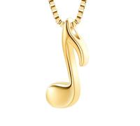 MKJFRLLSA Stainless steel colored commemorative necklace, urn pendant, souvenir, beloved jewelry pendant