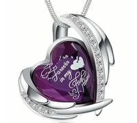 MKJFRLLSA Stainless Steel Heart-shaped Cremation Memorial Necklace - Always in My Heart Urn Pendant for Loved Ones Pets, with Funnel