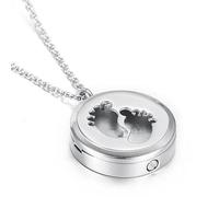 MKJFRLLSA Tree of Life Cremation Urn Pendant Necklace For Ashes Locket Use Memorial Ash Keepsake Urns For Pet/Human Jewelry