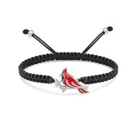 MKJFRLLSA Urn Bracelet for Ashes Cremation Jewelry Braided Rope Adjustable Keepsake Bracelet Memorial for Jewelry for Women Men