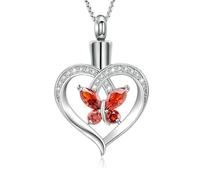 MKJFRLLSA Urn Necklaces for Ashes Cremation Jewelry for Ashes Keepsake Pendant for Ashes for Women Men