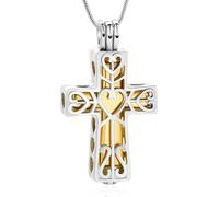 MKJFRLLSA Urn Necklaces for Ashes for Women Men Memorial Lockets Pendant Engraved Always in my Mind Forever in my