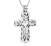 MKJFRLLSA Urn Necklaces for Ashes for Women Men Memorial Lockets Pendant Engraved Always in my Mind Forever in my