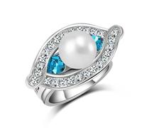 MKJFRLLSA urn Ring with Crystal for Ashes A piece of my heart Lives in heaven Cremation Finger Ring Jewelry