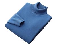 Mkjuuior Winter Wool Bottoming Shirt Men's Thickened Turtleneck Business Cashmere Knitting Sweater