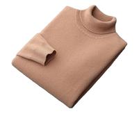 Mkjuuior Winter Wool Bottoming Shirt Men's Thickened Turtleneck Business Cashmere Knitting Sweater