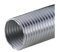 MKK Flexible Aluminium tubing Hose, 2.60m, 75mm Diameter, Extra Strong 0.12mm Material Thickness, Resists -30°C - 250°C