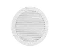 MKK Ventilation Grille Round Insect Protection Diameter 160 mm White