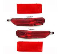 MKKDYC Bumper Reflector Light Compatible With VW For Touareg 2011 2012 2013 2014 2015 Car Rear Bumper Reflector Light Brake Lamp Warning Strip Bar 7P6945105 7P6945106(1 Set)