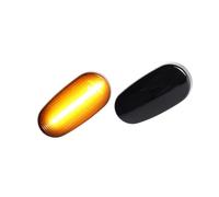 MKKDYC Turn Dynamic Light Compatible With Alfa For Romeo GT 2003 2004 2005 2006 2007 2008 2009 2010 Side Marker Turn Signal Lamp Indicator Lights Traffic Light(For Dynamic Smoked Black)