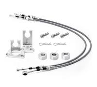 MKKHGPO car part Shifter Cables WithTrans Bracket Shift Linkage For RSX K20 K20A K24 K Series EG EK DC2 Race Type-S & K-Swap Vehicles SBP04(Bracket)(Full Set)