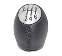 MKKHUYLBCM Manual Selector Transmission Handle Gear Shift Knob Shifter Plastic Or Leather Stick Handball for Fiat for Talento 2016-2023 Speed Gear Knob(Leather Matte)